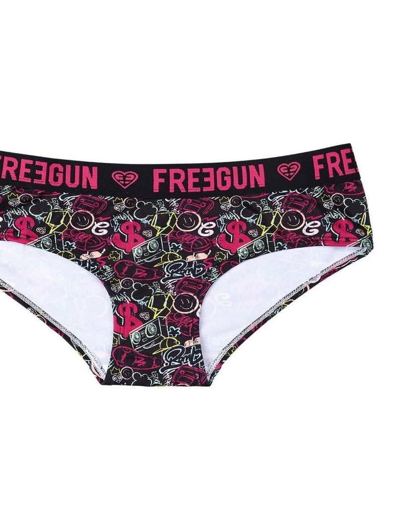 Boxer fille Art Freegun Rose - Kiabi