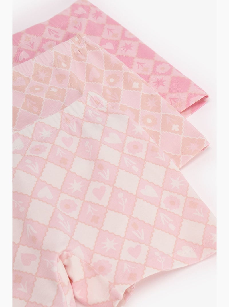 Boxer fille princess print à motif étoiles penti Rose - Kiabi