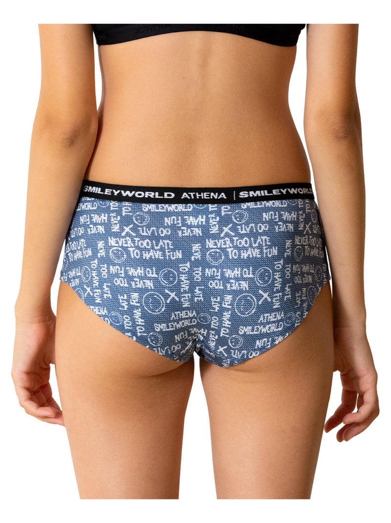 Boxer fille SmileyWorld® I Athena Bleu - Kiabi