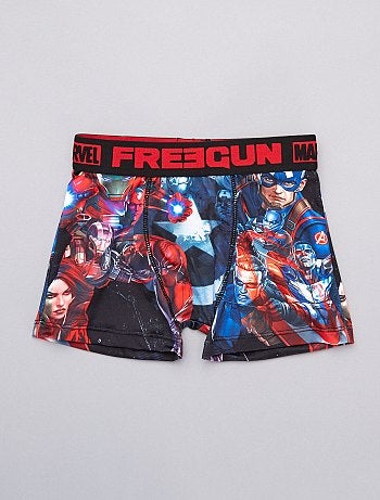 Boxer 'Freegun' 'Avengers' imprimé
