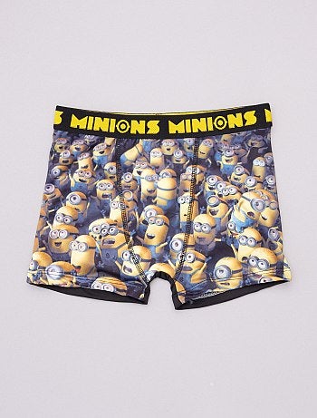 Boxer 'Freegun' en microfibre imprimé 'Minions'