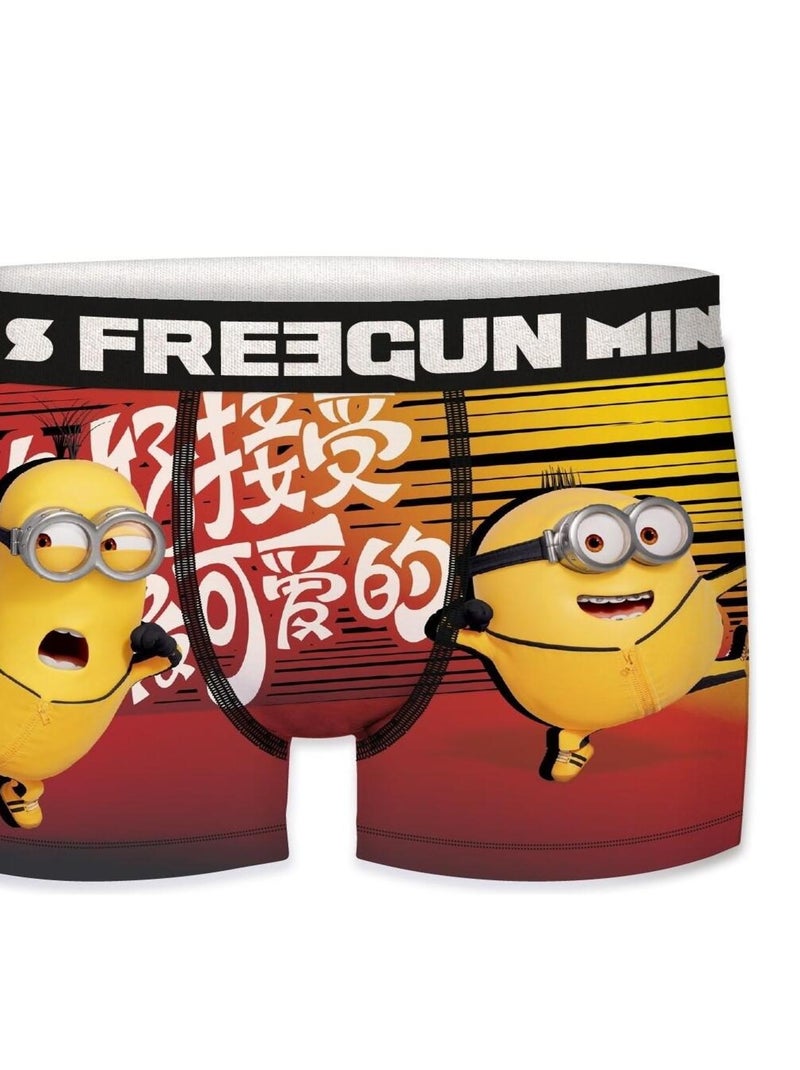 Boxer garçon Despicable Me Bob/Kevin Freegun Rouge - Kiabi