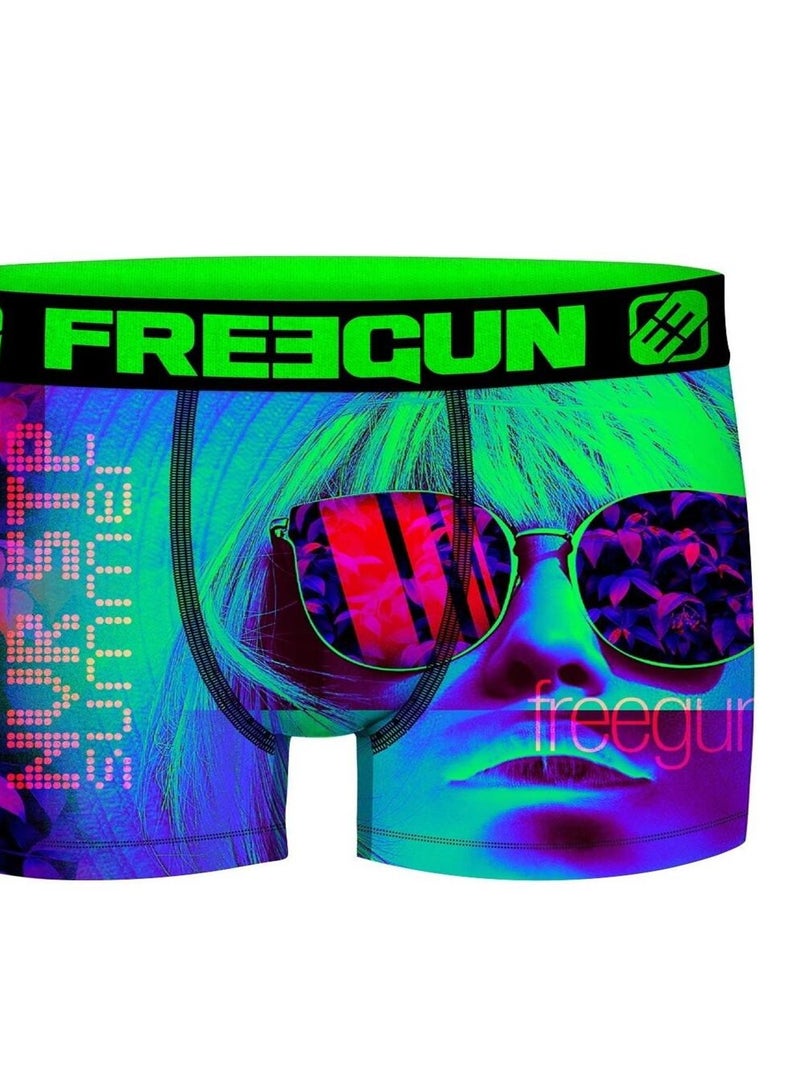 Boxer garçon Fluo Summer Sun Glasses Freegun Vert - Kiabi