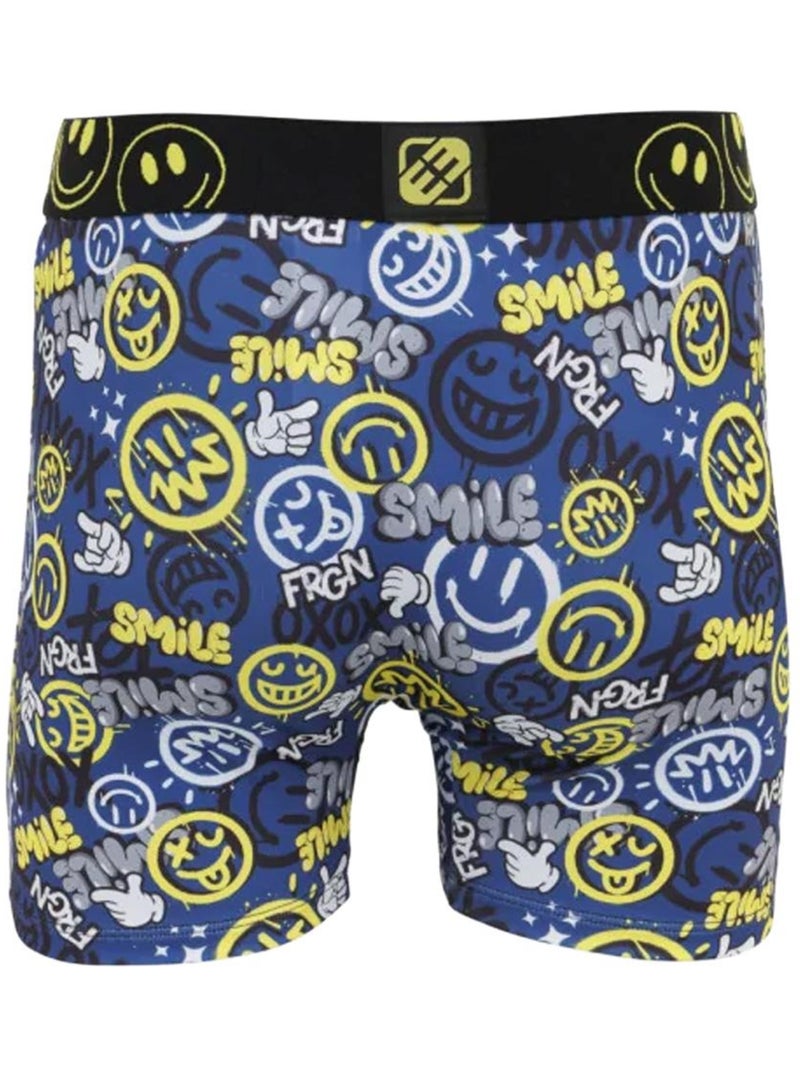 Boxer Garçon Freegun Bleu - Kiabi