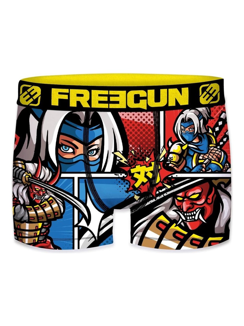 Boxer garçon Geek Gaming Comics Freegun Bleu - Kiabi