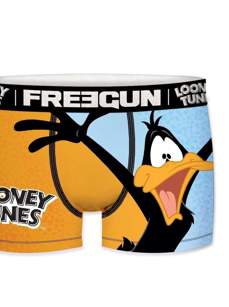 Boxer garçon Looney Tunes Daffy Duck Freegun Orange - Kiabi