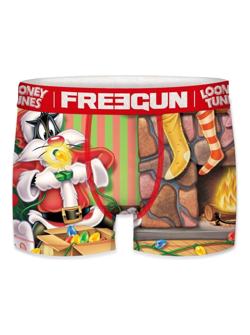 Boxer garçon Looney Tunes Sylvestre le chat Freegun Rouge - Kiabi