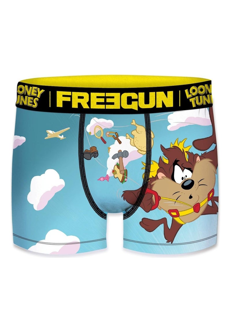 Boxer garçon Looney Tunes Taz Freegun Bleu - Kiabi
