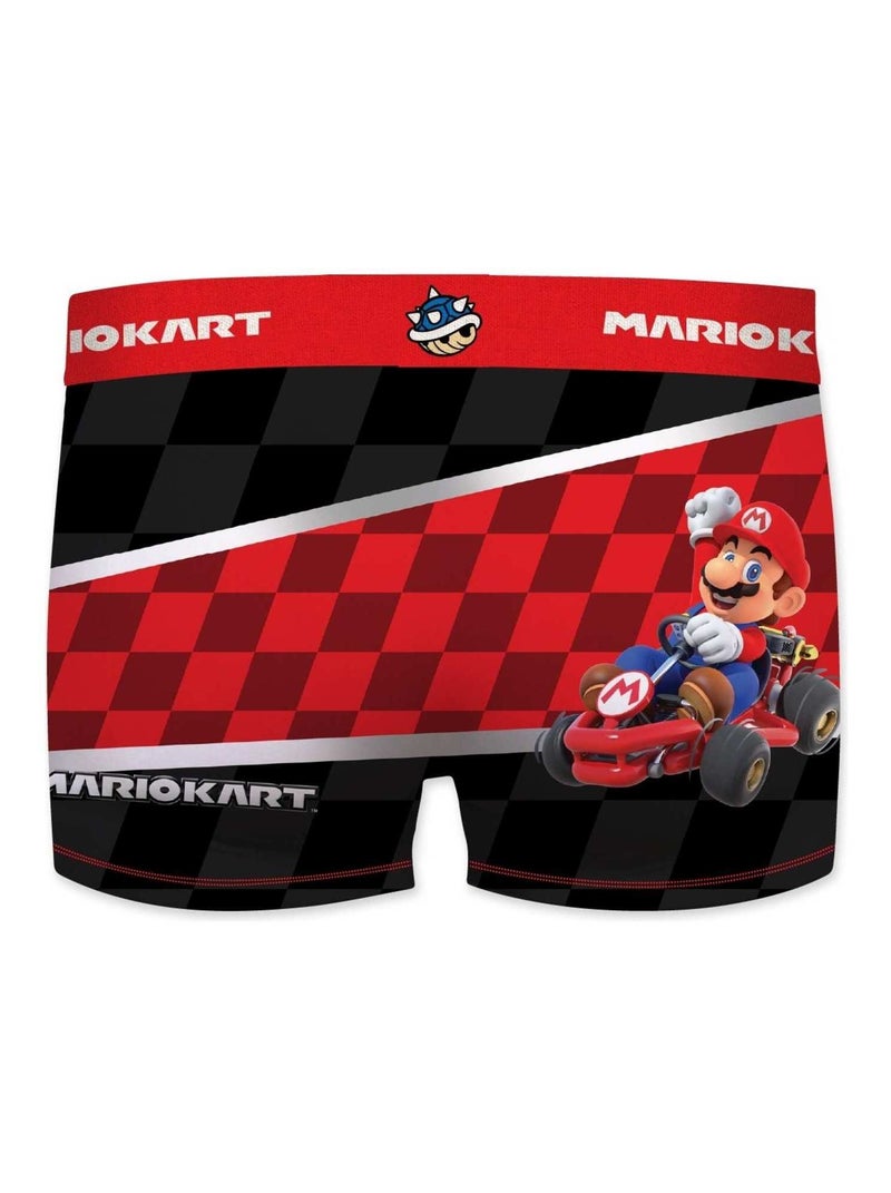 Boxer garçon Mario Kart Mario Freegun Rouge - Kiabi