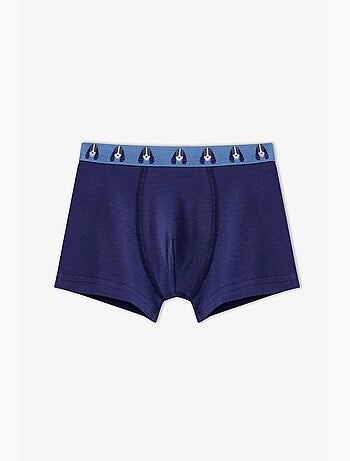 Boxer garçon paws for joy en coton penti