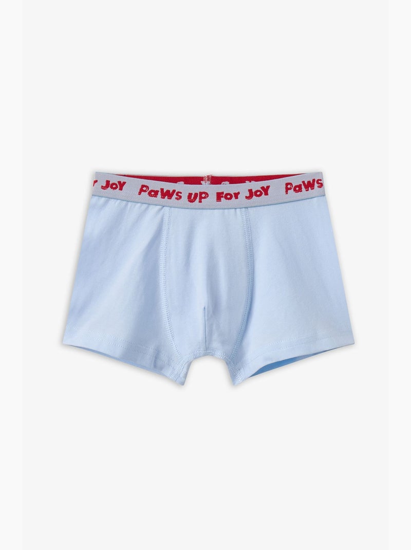 Boxer garçon paws for joy en coton penti Bleu marine - Kiabi