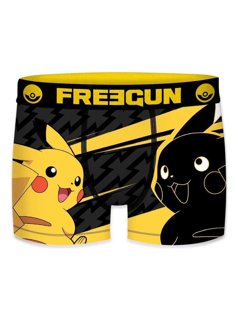 Boxer garçon Pokémon Pikachu Electric Freegun Jaune - Kiabi