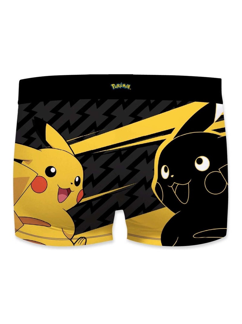 Boxer garçon Pokémon Pikachu Electric Freegun Jaune - Kiabi