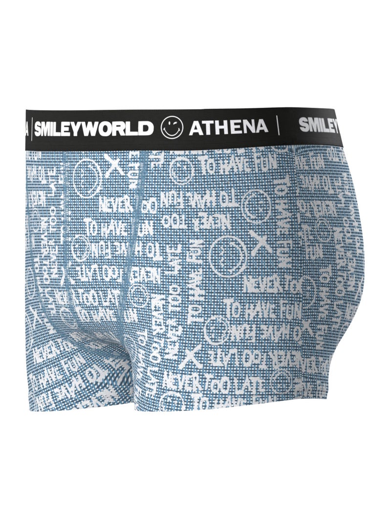 Boxer garçon SmileyWorld® I Athena Bleu jean - Kiabi