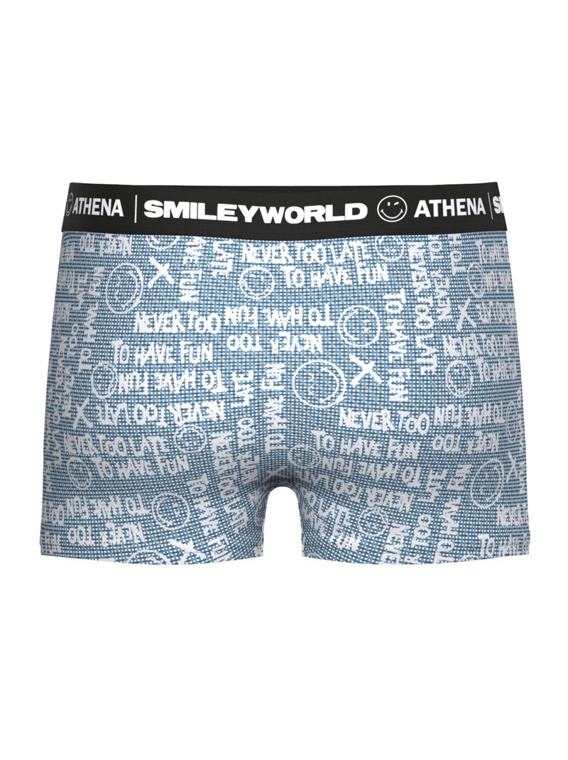 Boxer garçon SmileyWorld® I Athena Bleu jean - Kiabi