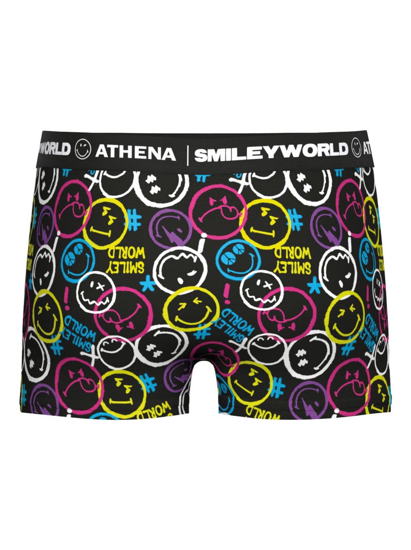Boxer garçon SmileyWorld® I Athena Noir - Kiabi