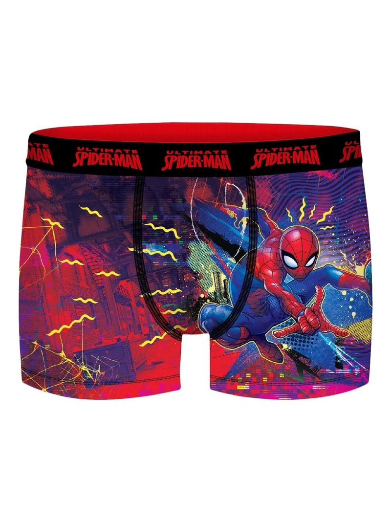 Boxer garçon Spider-Man Jump Ultimate Spiderman Rouge - Kiabi
