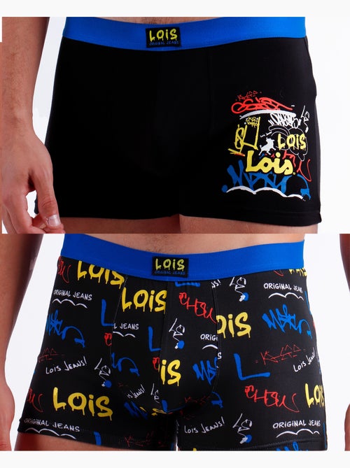 Boxer Graffiti LOIS pour homme (boîte de 2) - Kiabi Boxer Graffiti LOIS pour homme (boîte de 2) - Kiabi