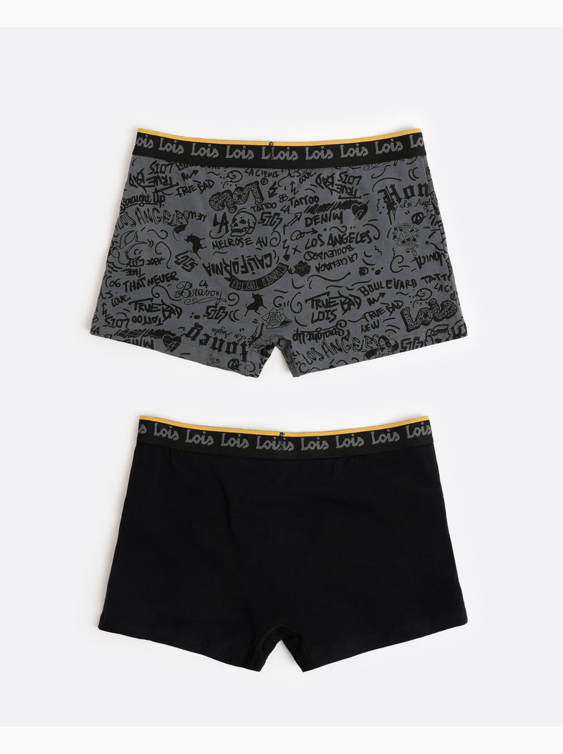 Boxer Graffiti LOIS pour homme (boîte de 2) Multicolore - Kiabi