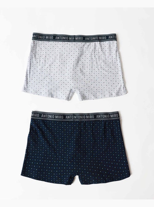 Boxer homme à pois ANTONIO MIRO (boîte de 2 unités) - Kiabi Boxer homme à pois ANTONIO MIRO (boîte de 2 unités) - Kiabi
