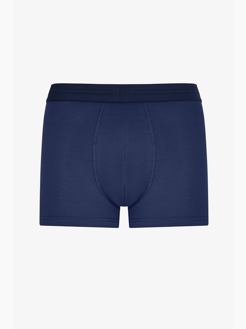 Boxer homme à pois penti Bleu Marron - Kiabi