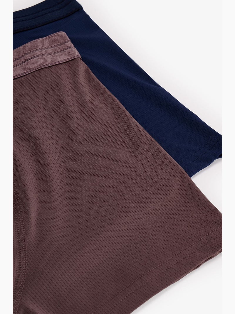 Boxer homme à pois penti Bleu Marron - Kiabi