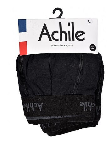 Boxer Homme ACHILE Ultra confort Qualité Française - Pack de 4