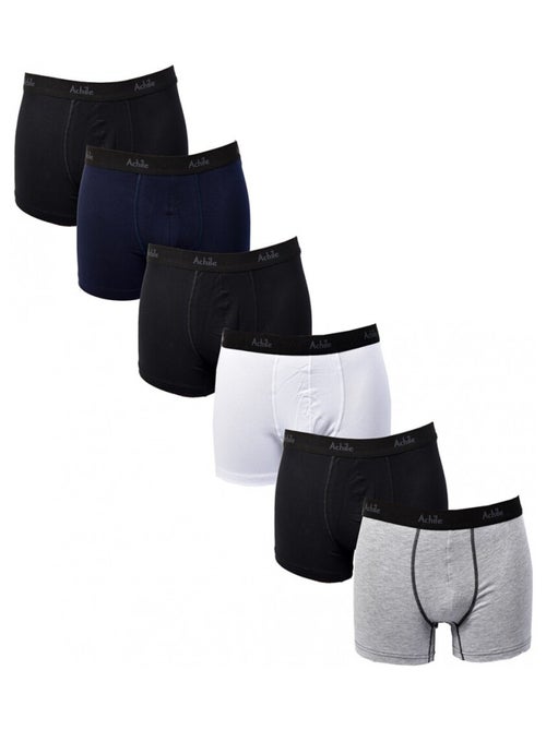 Boxer Homme ACHILE Ultra confort Qualité Française - Pack de 6 - Kiabi