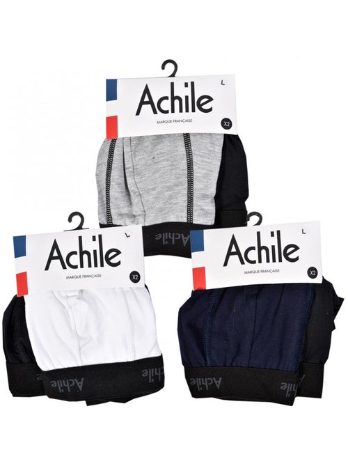 Boxer Homme ACHILE Ultra confort Qualité Française - Pack de 6 - Kiabi
