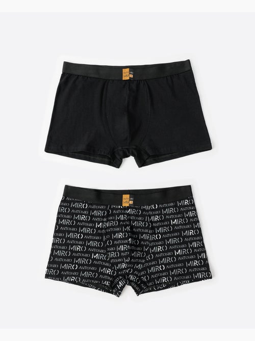 Boxer homme ANTONIO MIRO Letters (boîte de 2 unités) - Kiabi