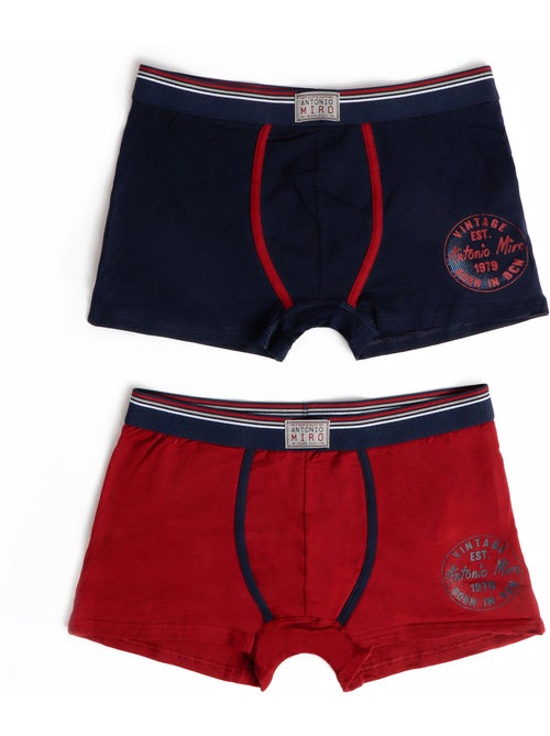 Boxer homme Antonio Miró Stamp (boîte de 2) - Kiabi