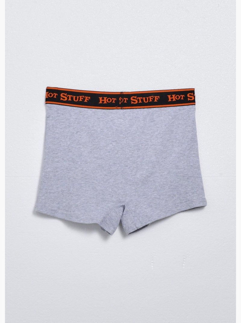 Boxer homme avec licence Hot Stuff - AFIBEL Gris clair - Kiabi