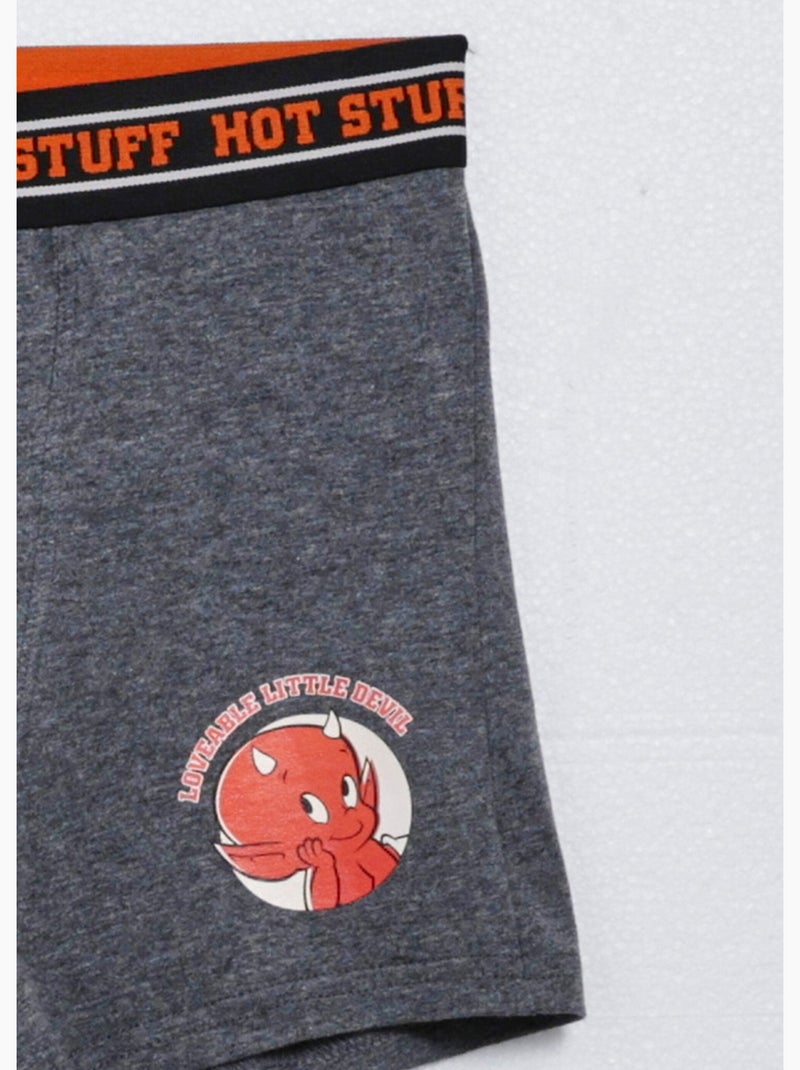 Boxer homme avec licence Hot Stuff - AFIBEL Gris foncé - Kiabi
