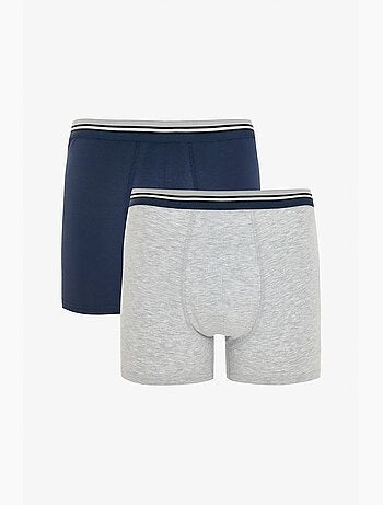 Boxer homme basic same tape lot de 2 penti