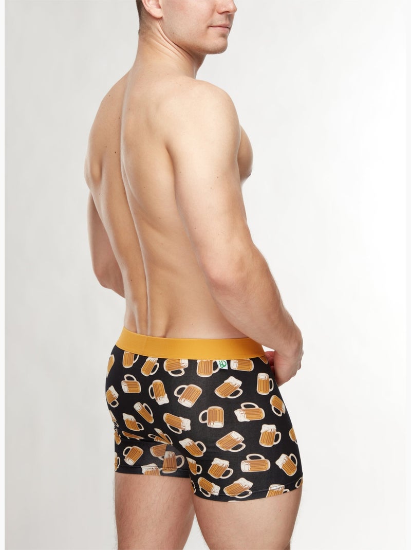 Boxer Homme Bière Pression Marron - Kiabi