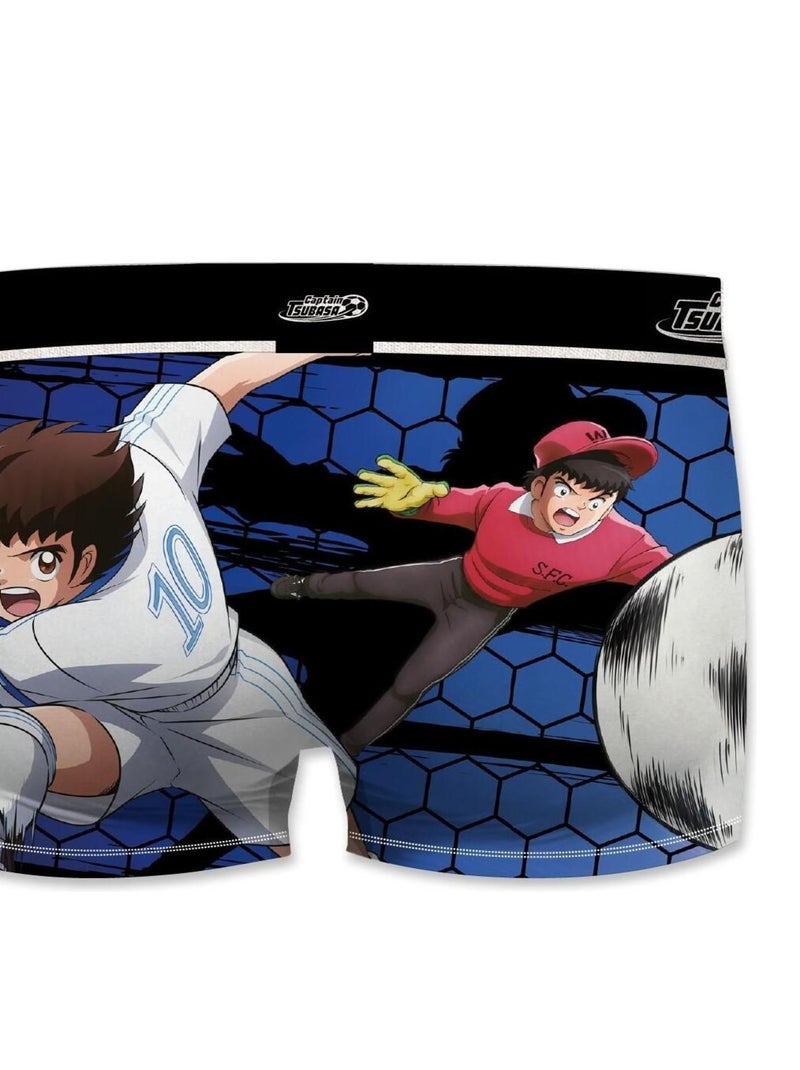 Boxer homme Captain Tsubasa Jump Freegun Bleu - Kiabi