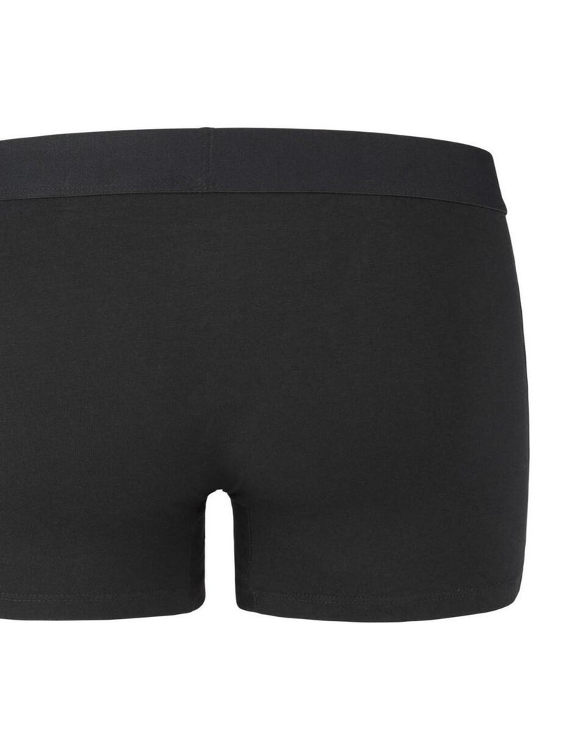 Boxer homme coton Bio Gots Heart Crazy Boxer Noir - Kiabi