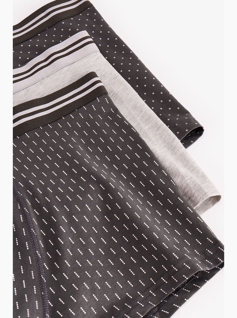 Boxer homme darkmark à pois penti Gris Noir - Kiabi