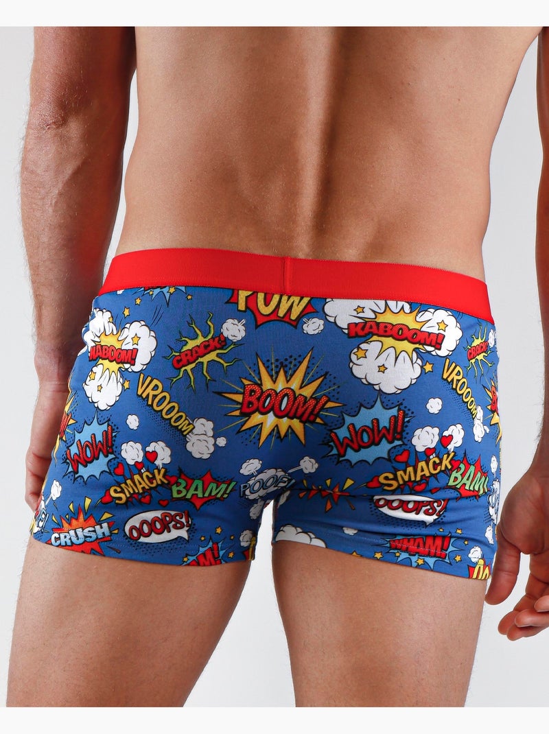 Boxer homme DIVER Comic (boîte de 2) Multicolore - Kiabi