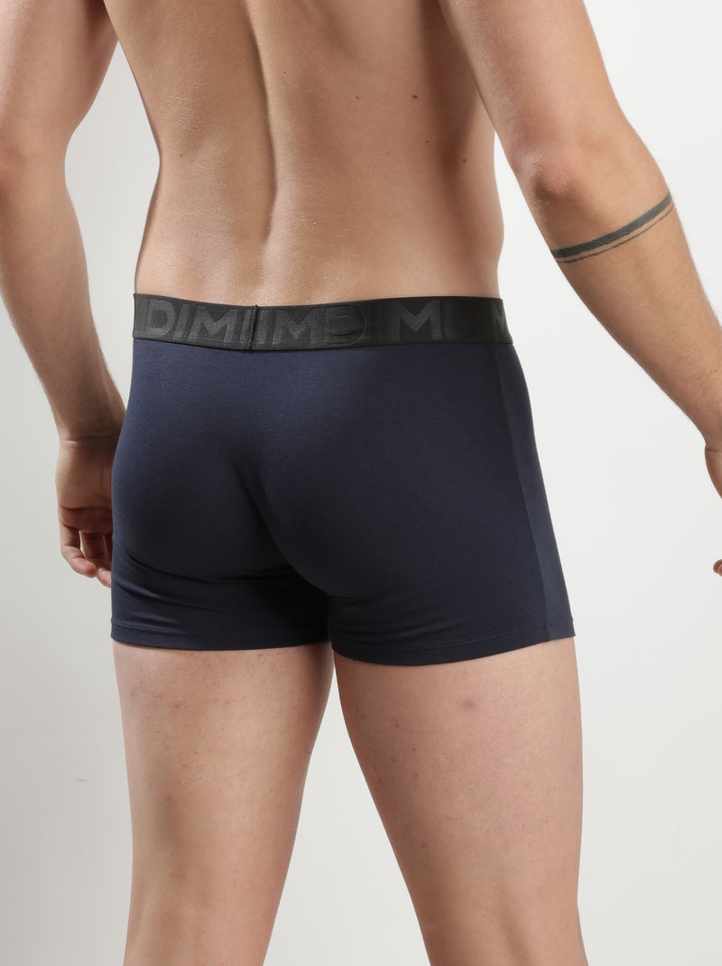 Boxer homme en coton modal Classic Bleu - Kiabi
