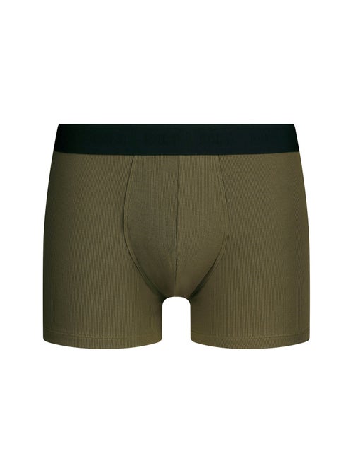 Boxer homme en coton modal côtelé Elegant - Kiabi