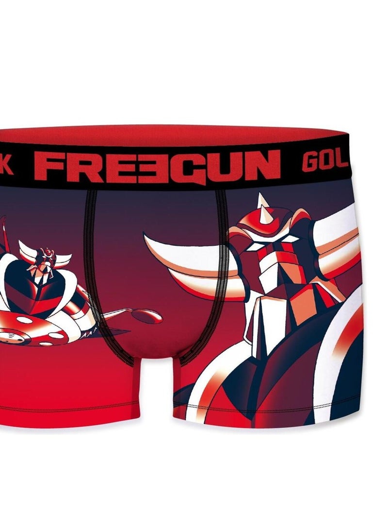 Boxer homme Goldorak Ovni Freegun Rouge - Kiabi