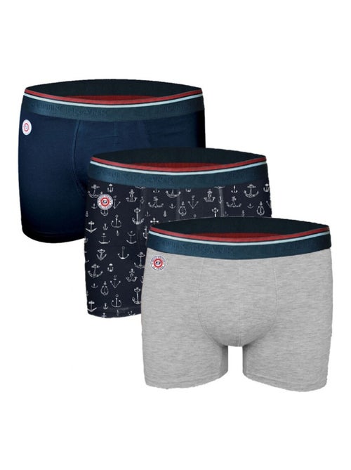 Boxer Homme JOHN FRANK  - Pack de 3 - Kiabi