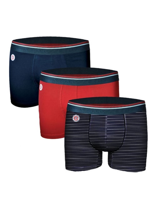 Boxer Homme JOHN FRANK  - Pack de 3 - Kiabi