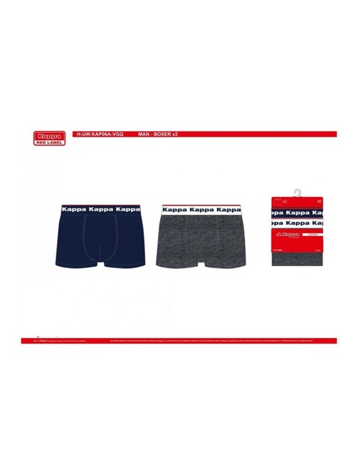 Boxer homme KAPPA - Pack de 2 - Kiabi