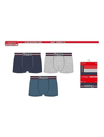 Boxer homme KAPPA - Pack de 3