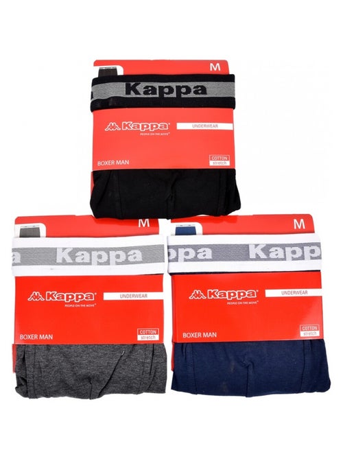 Boxer homme KAPPA - Pack de 3 - Kiabi