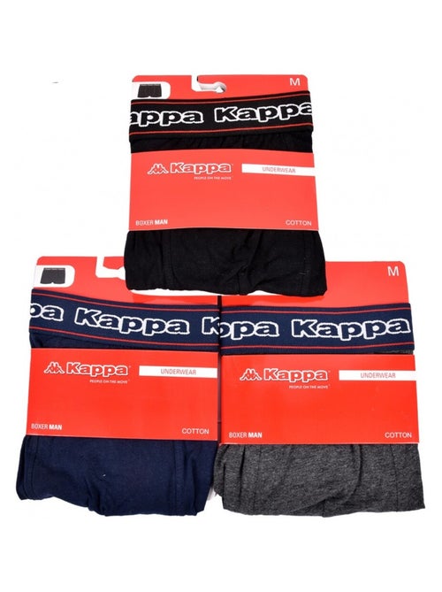 Boxer homme KAPPA - Pack de 3 - Kiabi