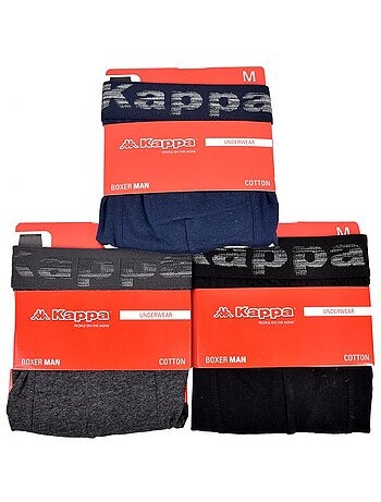 Boxer homme KAPPA - Pack de 3