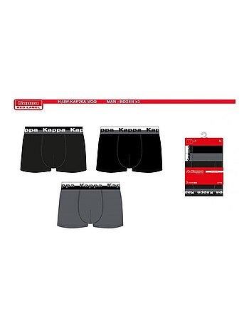 Boxer homme KAPPA - Pack de 3